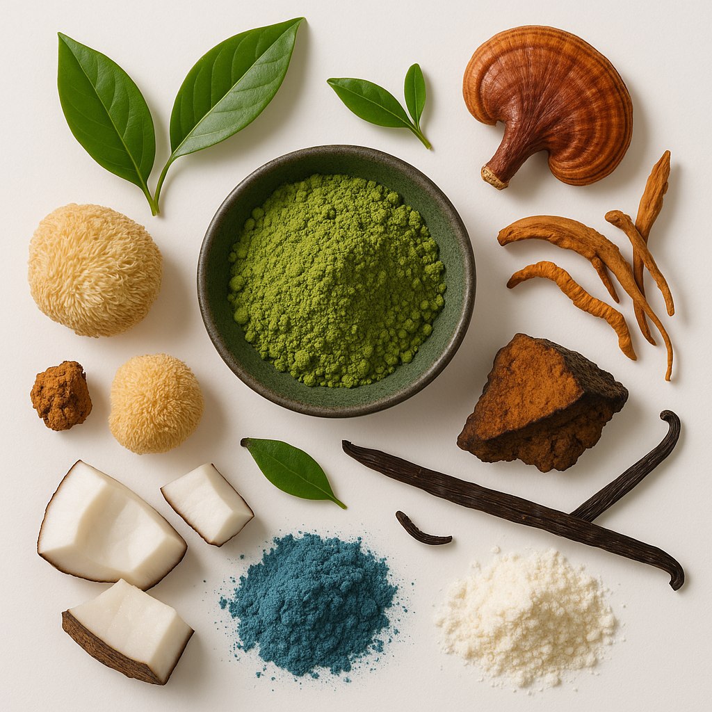MINDEZY Matcha with Mushrooms - Focused Energy for Mind & Body (30 Servings)