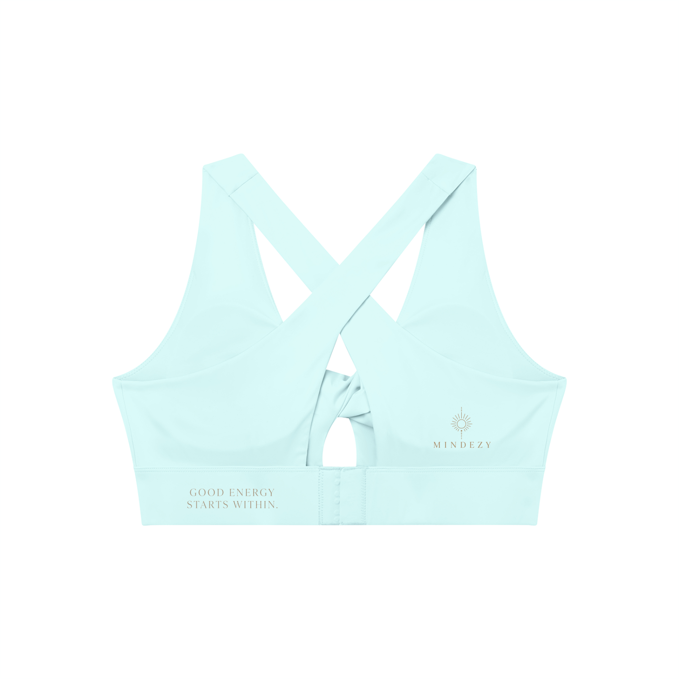 Women's Twist Front V-Neck Mindezy Sports Br