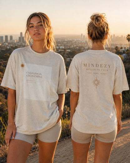 "Clean Focus. Clean Energy." - Premium Apricot Mindezy T-Shirt