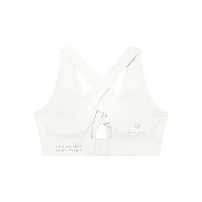 Women's Twist Front V-Neck Mindezy Sports Br