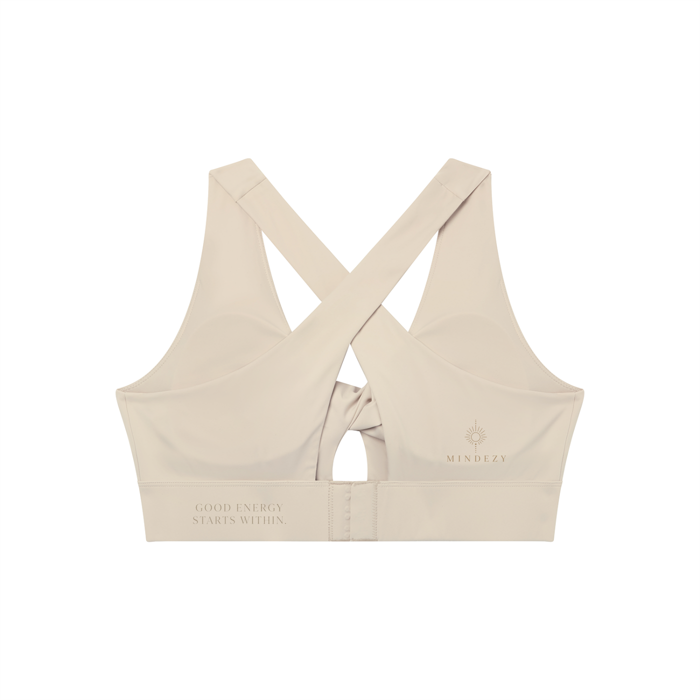 Women's Twist Front V-Neck Mindezy Sports Br