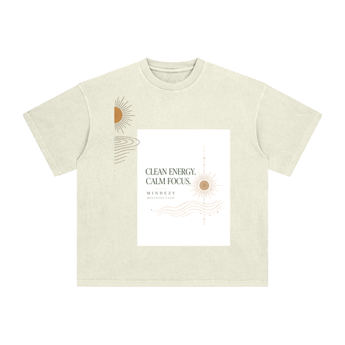 "Clean Focus. Clean Energy." - Premium Apricot Mindezy T-Shirt