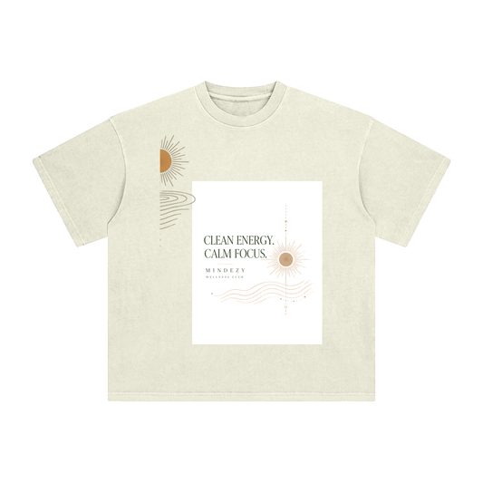 "Clean Focus. Clean Energy." - Premium Apricot Mindezy T-Shirt