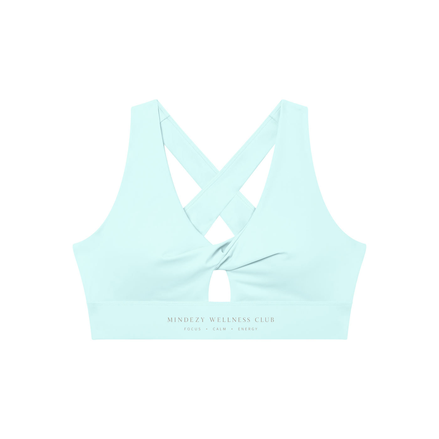 Women's Twist Front V-Neck Mindezy Sports Br