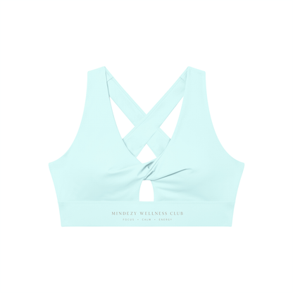 Women's Twist Front V-Neck Mindezy Sports Br