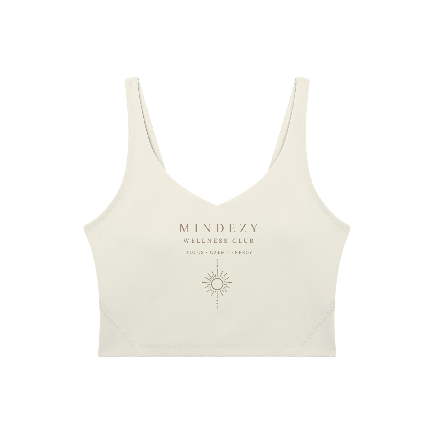 Women's V-Neck Yoga Mindezy Sports Bra