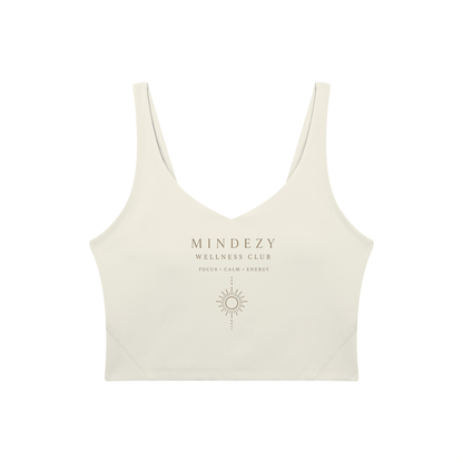 Women's V-Neck Yoga Mindezy Sports Bra