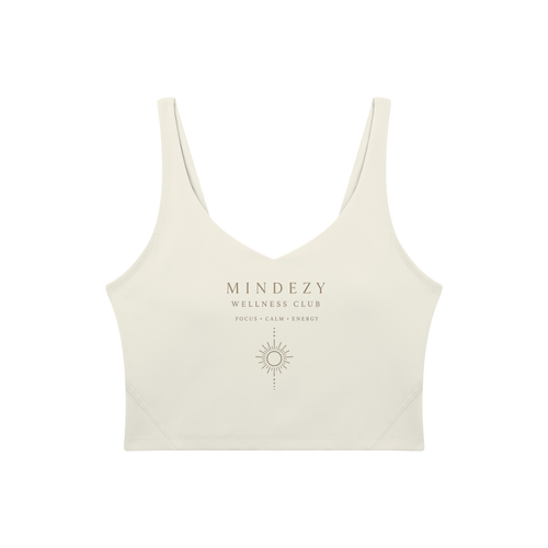 Women's V-Neck Yoga Mindezy Sports Bra