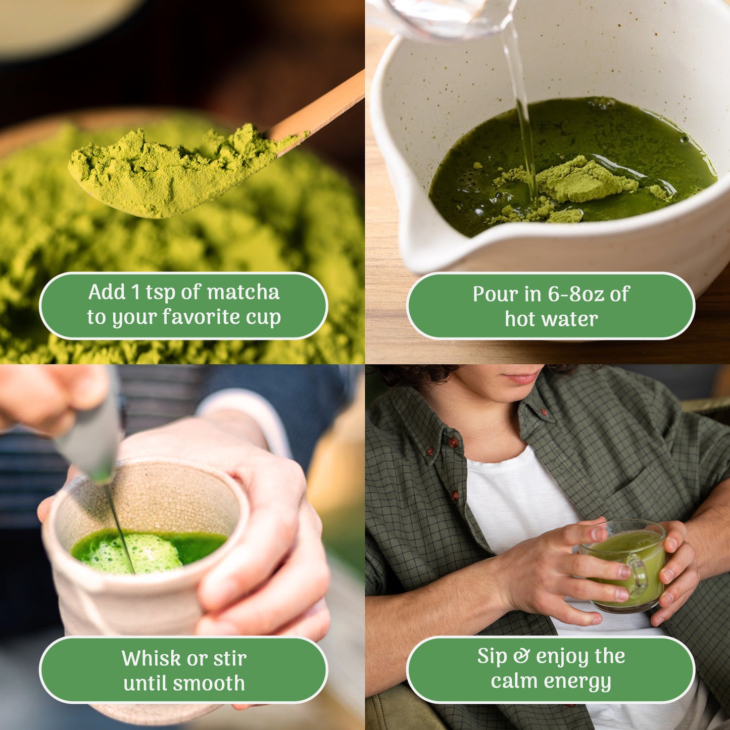 MINDEZY Matcha with Mushrooms - Focused Energy for Mind & Body (30 Servings)