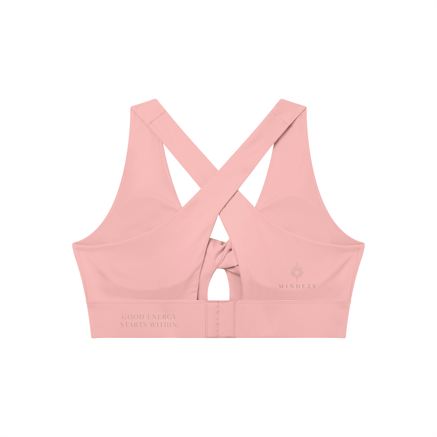 Women's Twist Front V-Neck Mindezy Sports Br