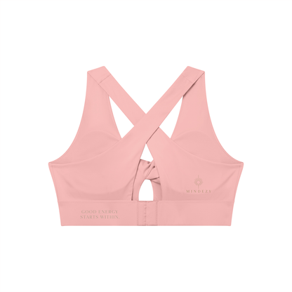 Women's Twist Front V-Neck Mindezy Sports Br
