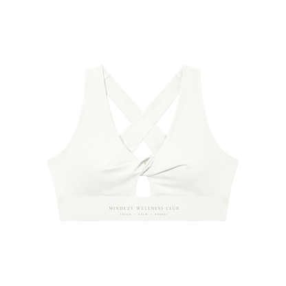 Women's Twist Front V-Neck Mindezy Sports Br