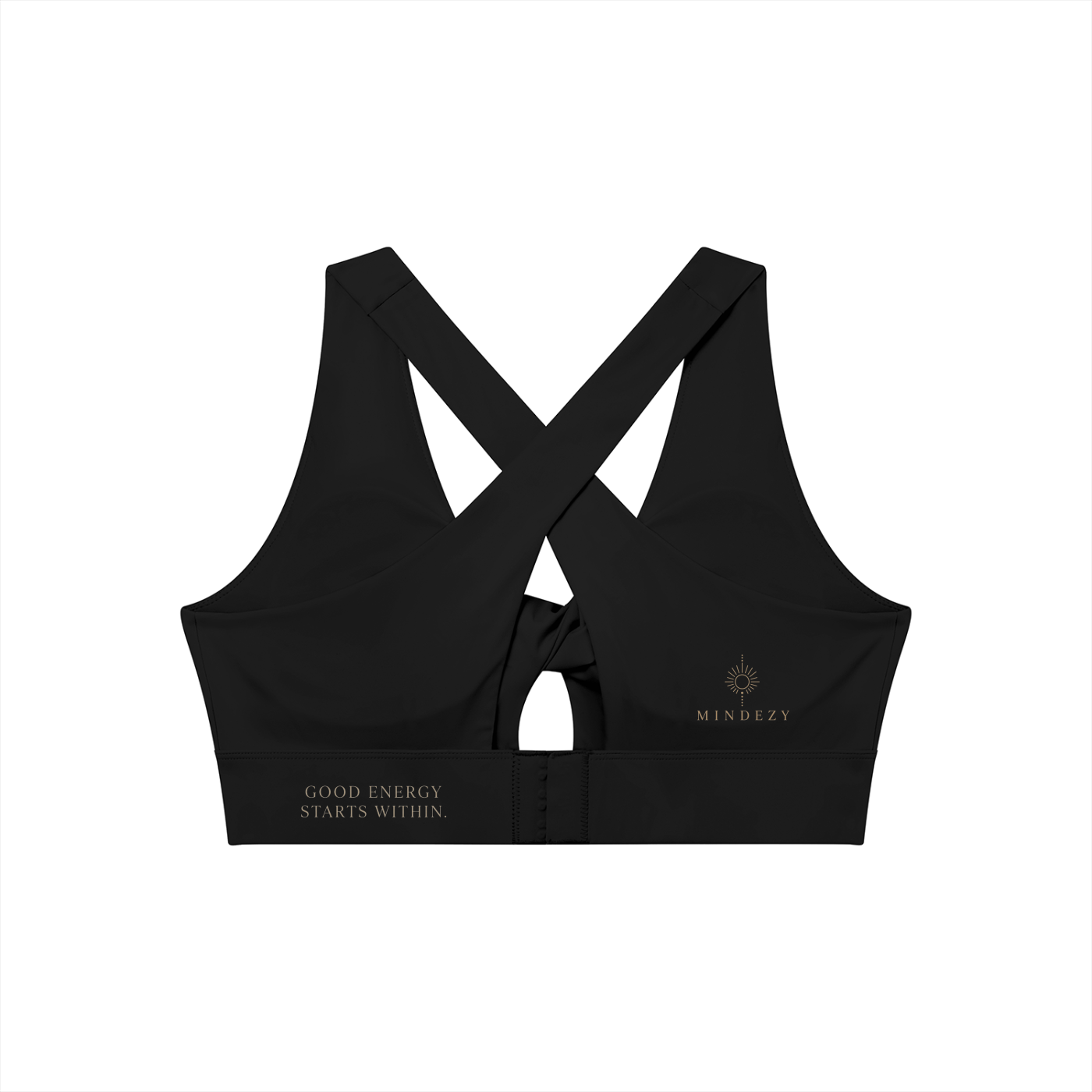 Women's Twist Front V-Neck Mindezy Sports Br